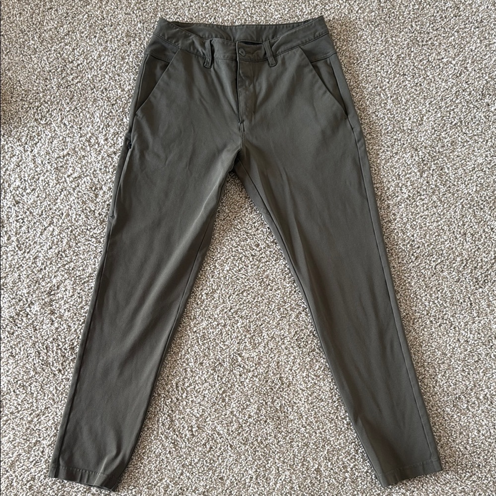 BYLT Basics Men's everyday 2.0 pant - Dark Olive